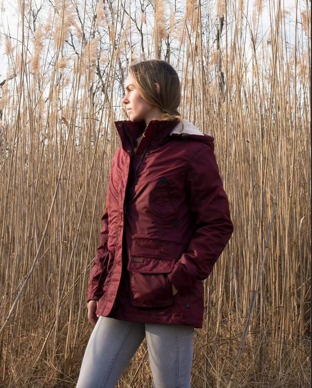 Ladies oilskin outlet jacket